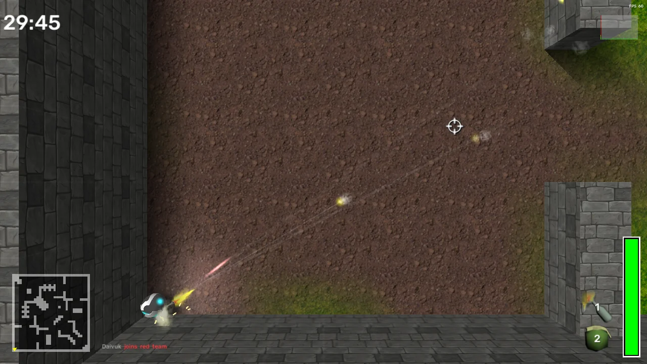 A babo firing the SMG